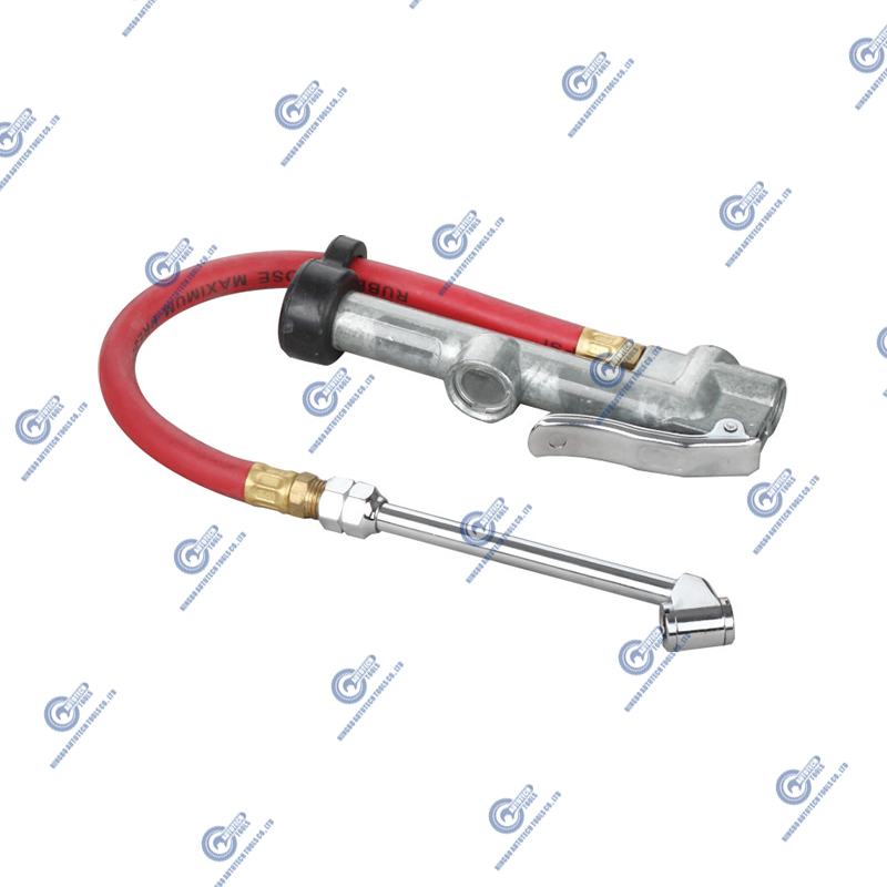 TG-27 TIRE TIRTOR سنج با سر دوتایی هوا چاک 15 اینچی شیلنگ هوا 10-160 psi
