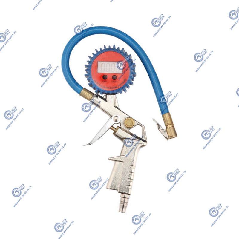 TG-03D TIRE TIRE DIGITAL WORTOR W/ سنج دقیق فشار تایر ، 0-250 PSI ، شیلنگ هوا 14 